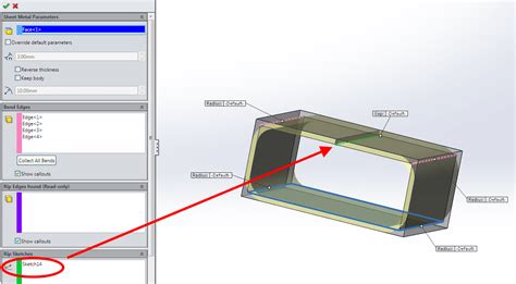 solidworks convert to sheet metal part|rip solidworks.